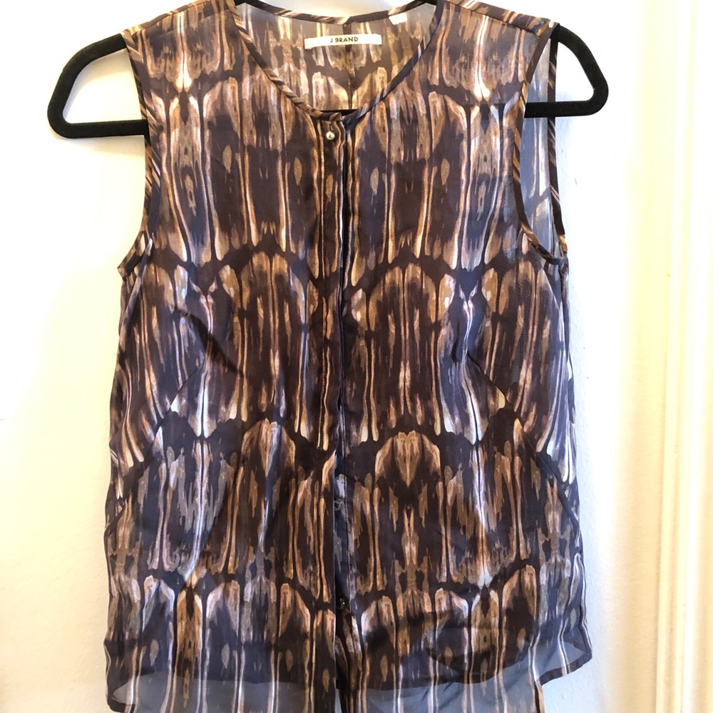 J Brand silk top